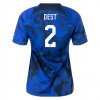 Camiseta de fútbol Estados Unidos DEST 2 Mujer 2ª equipación Copa Mundo 2022